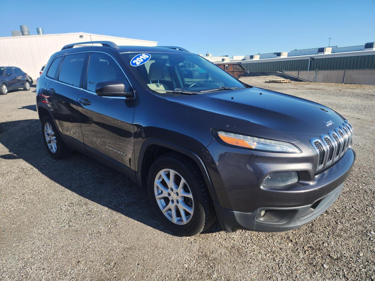 2016 GRAY Jeep CHEROKEE LATITUDE (1C4PJLCBXGW) with an Other engine, located at 15 Petro Dr, Warsaw, IN, 46582, (574) 306-0055, 41.273563, -85.857544 - 2016 Jeep CHEROKEE LATITUDE - Photo#0