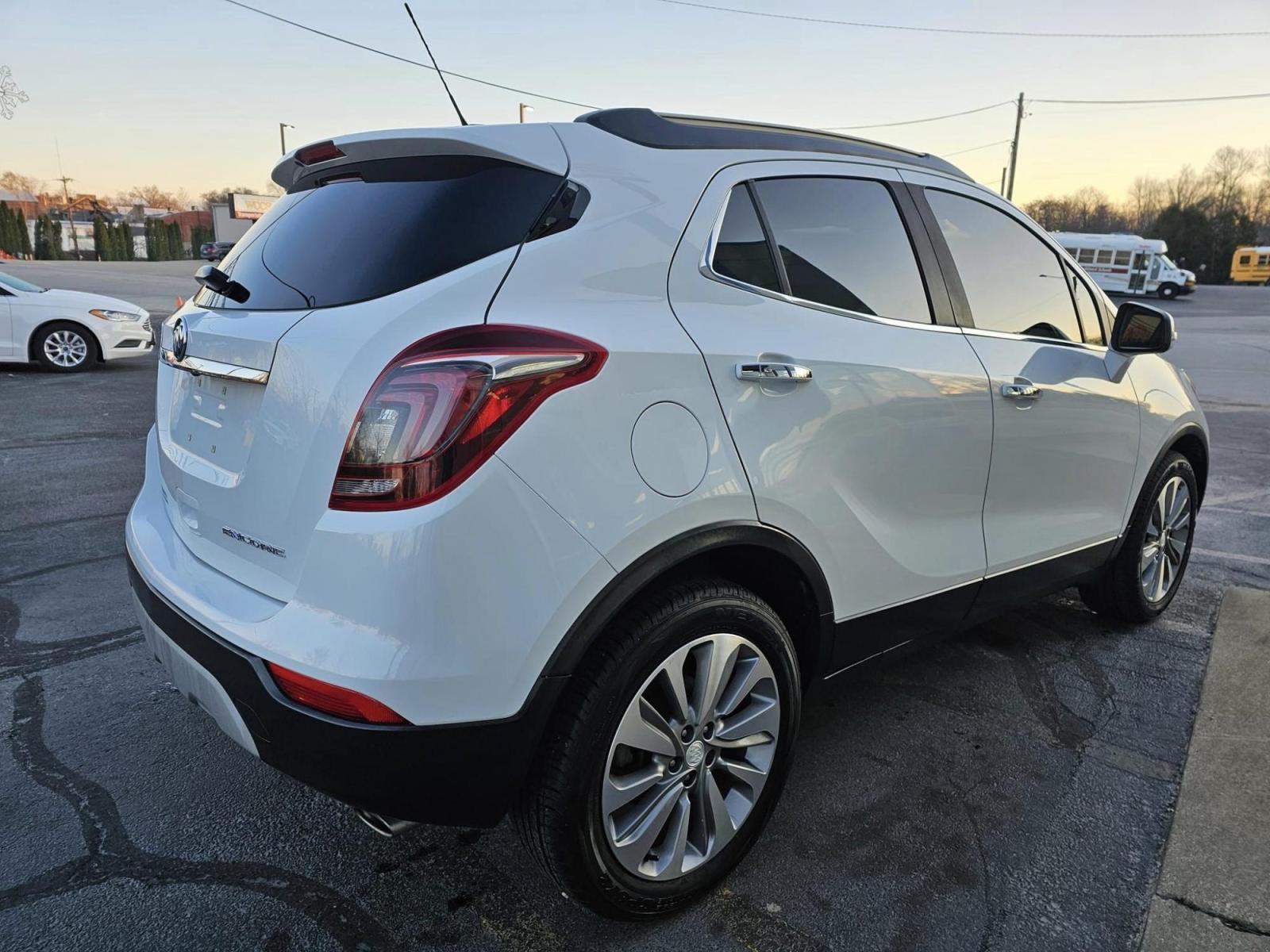 2019 WHITE /BROWN Buick ENCORE Preferred FWD (KL4CJASB1KB) with an 1.4L L4 DOHC 16V TURBO engine, 6A transmission, located at 5744 Central Avenue, Toledo, OH, 43615, (419) 724-0130, 41.676781, -83.682137 - 2019 Buick ENCORE Preferred FWD - Photo#2