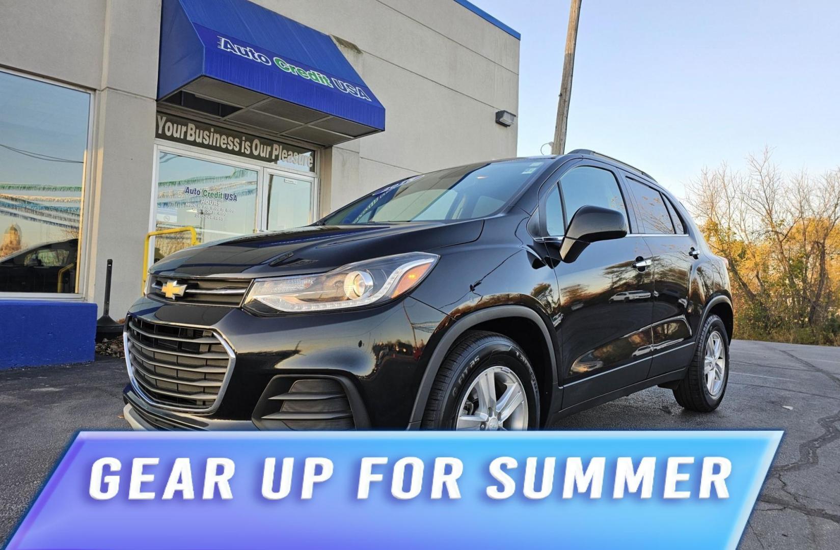 2018 BLACK /BLACK Chevrolet TRAX LT FWD (3GNCJLSB8JL) with an 1.4L L4 DOHC 16V engine, 6A transmission, located at 502 South Main Street, Columbia City, IN, 46725, (260) 244-4645, 41.151382, -85.490578 - 2018 Chevrolet TRAX LT FWD - Photo#0