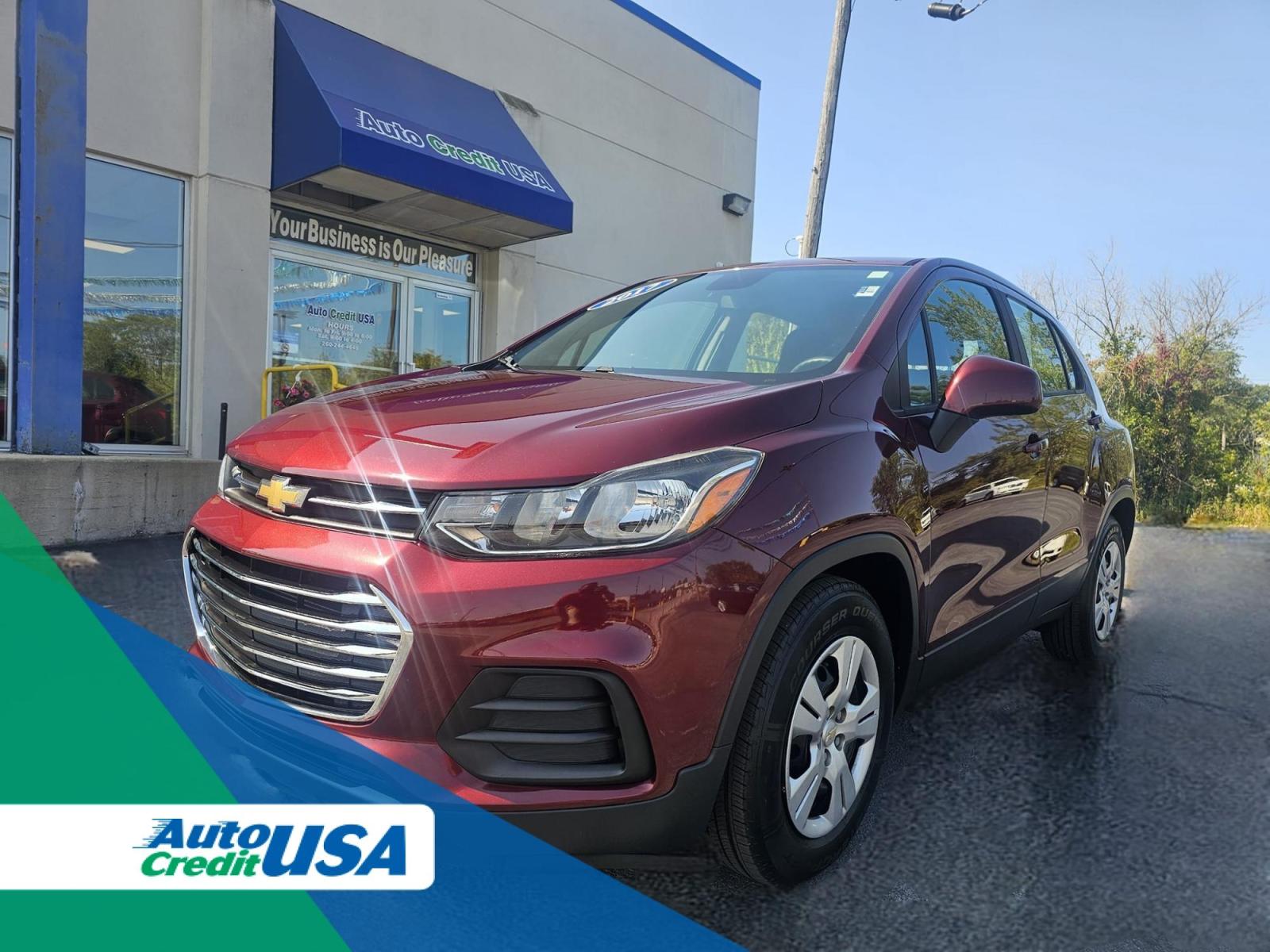 2017 MAROON Chevrolet TRAX LS (3GNCJKSB0HL) with an Other engine, located at 5744 Central Avenue, Toledo, OH, 43615, (419) 724-0130, 41.676781, -83.682137 - 2017 Chevrolet TRAX LS - Photo#0