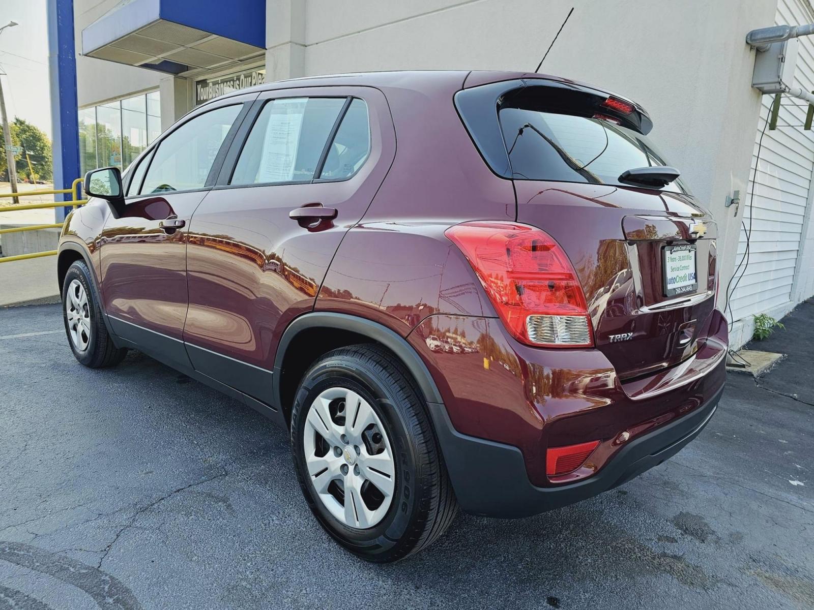 2017 MAROON Chevrolet TRAX LS (3GNCJKSB0HL) with an Other engine, located at 5744 Central Avenue, Toledo, OH, 43615, (419) 724-0130, 41.676781, -83.682137 - 2017 Chevrolet TRAX LS - Photo#2