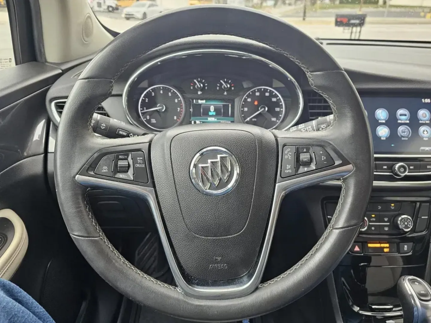 2018 WHITE /BLACK Buick ENCORE Preferred FWD (KL4CJASB9JB) with an 1.4L L4 DOHC 16V TURBO engine, 6A transmission, located at 502 South Main Street, Columbia City, IN, 46725, (260) 244-4645, 41.151382, -85.490578 - 2018 Buick ENCORE Preferred FWD - Photo#7