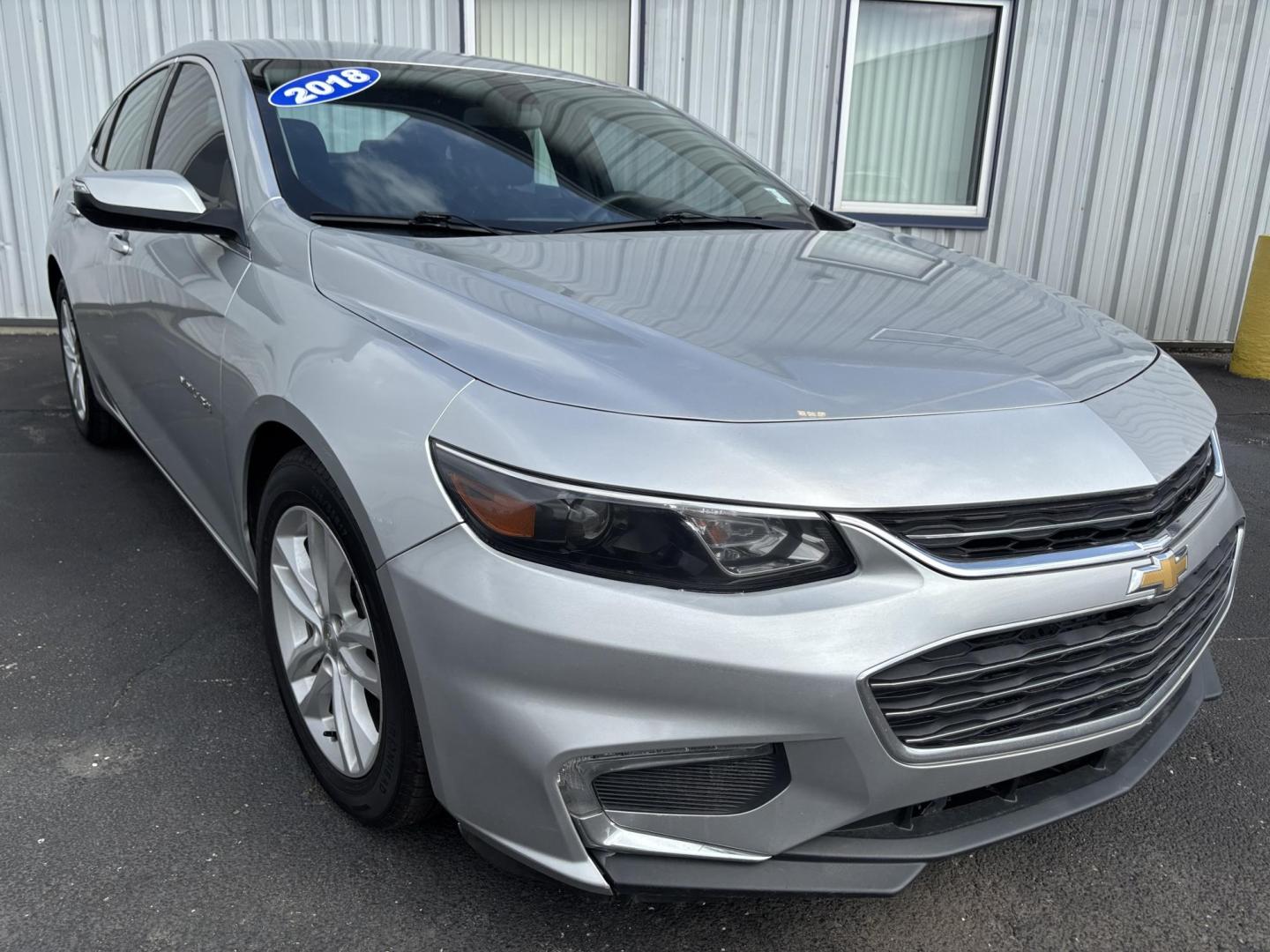 2018 SILVER Chevrolet MALIBU LT (2FL) (1G1ZD5STXJF) with an Other engine, located at 100 West Coliseum Boulevard, Fort Wayne, IN, 46805, (260) 471-0567, 41.119961, -85.140312 - 2018 Chevrolet MALIBU LT (2FL) - Photo#1