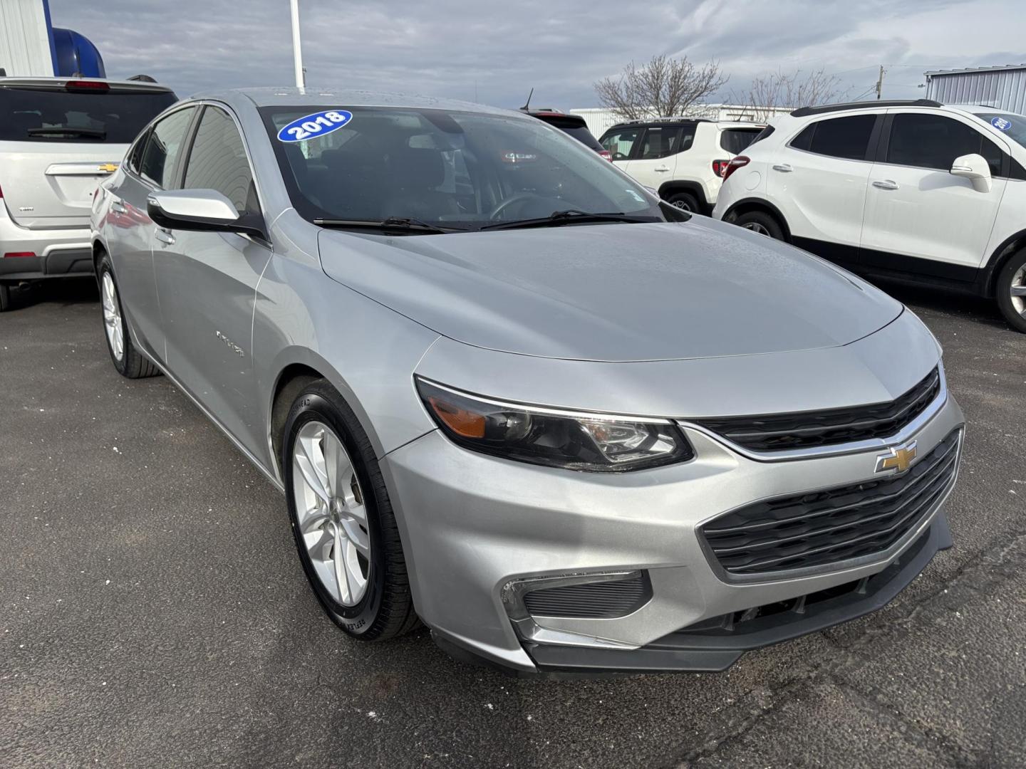 2018 SILVER Chevrolet MALIBU LT (2FL) (1G1ZD5STXJF) with an Other engine, located at 100 West Coliseum Boulevard, Fort Wayne, IN, 46805, (260) 471-0567, 41.119961, -85.140312 - 2018 Chevrolet MALIBU LT (2FL) - Photo#0