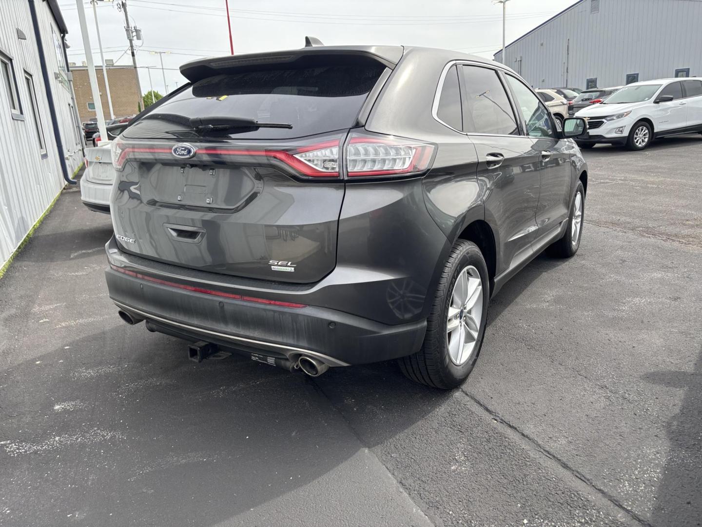 2018 GRAY Ford EDGE SEL (2FMPK3J95JB) with an Other engine, located at 100 West Coliseum Boulevard, Fort Wayne, IN, 46805, (260) 471-0567, 41.119961, -85.140312 - 2018 Ford EDGE SEL - Photo#2