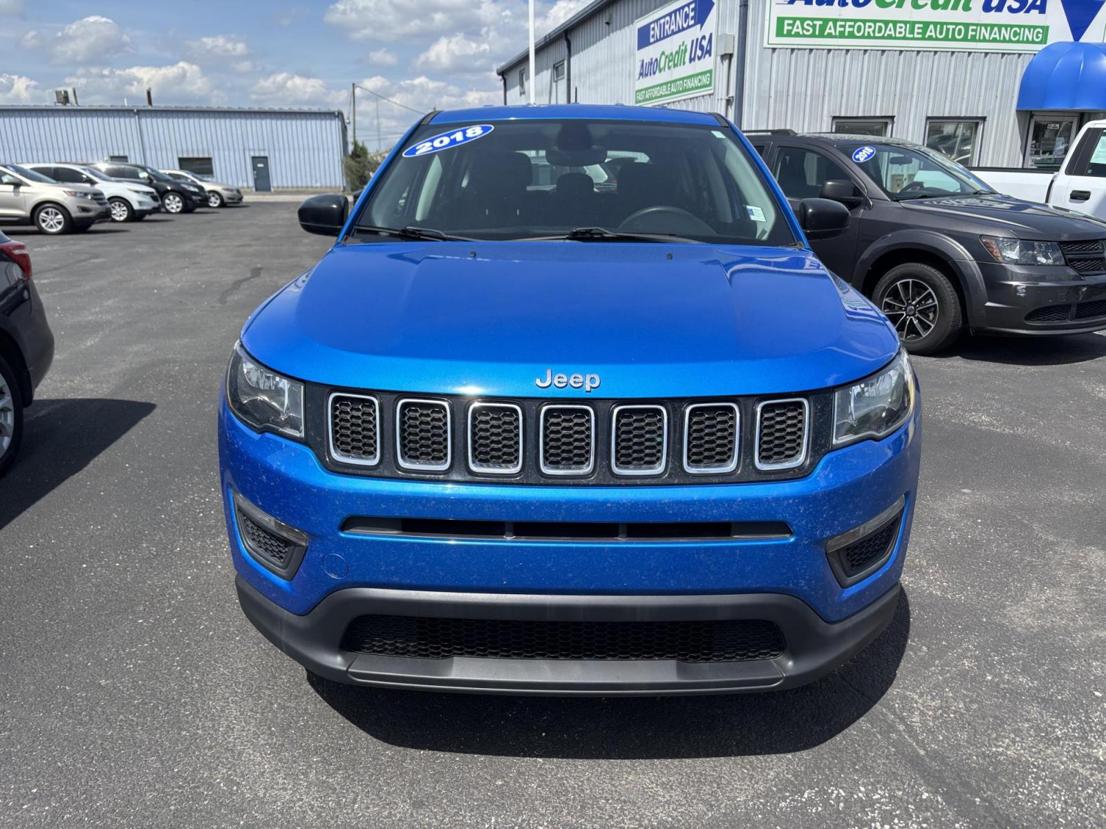 2018 Jeep COMPASS SPORT (3C4NJCAB8JT) with an Other engine, located at 100 West Coliseum Boulevard, Fort Wayne, IN, 46805, (260) 471-0567, 41.119961, -85.140312 - 2018 Jeep COMPASS SPORT - Photo#1