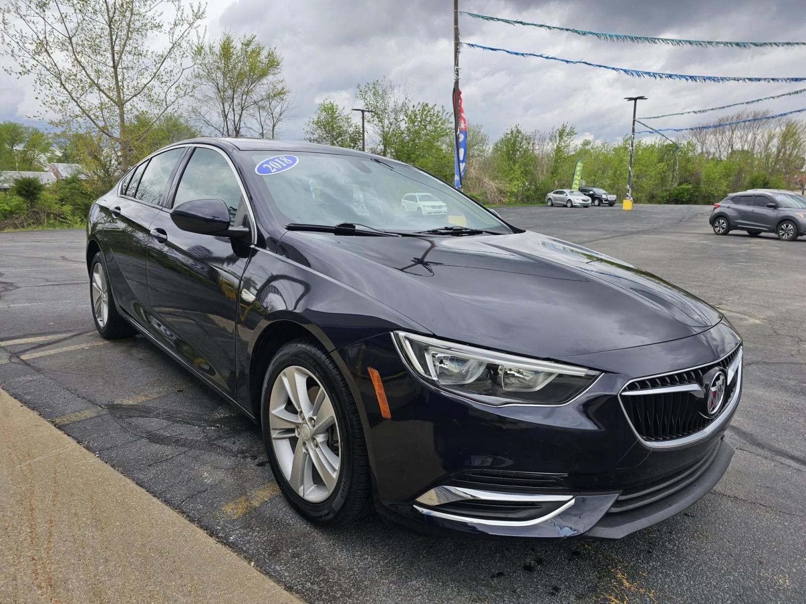 2018 BLUE /BLACK Buick Regal Preferred (W04GL6SXXJ1) with an 2.0L L4 DOHC 16V engine, 9A transmission, located at 502 South Main Street, Columbia City, IN, 46725, (260) 244-4645, 41.151382, -85.490578 - Photo#1