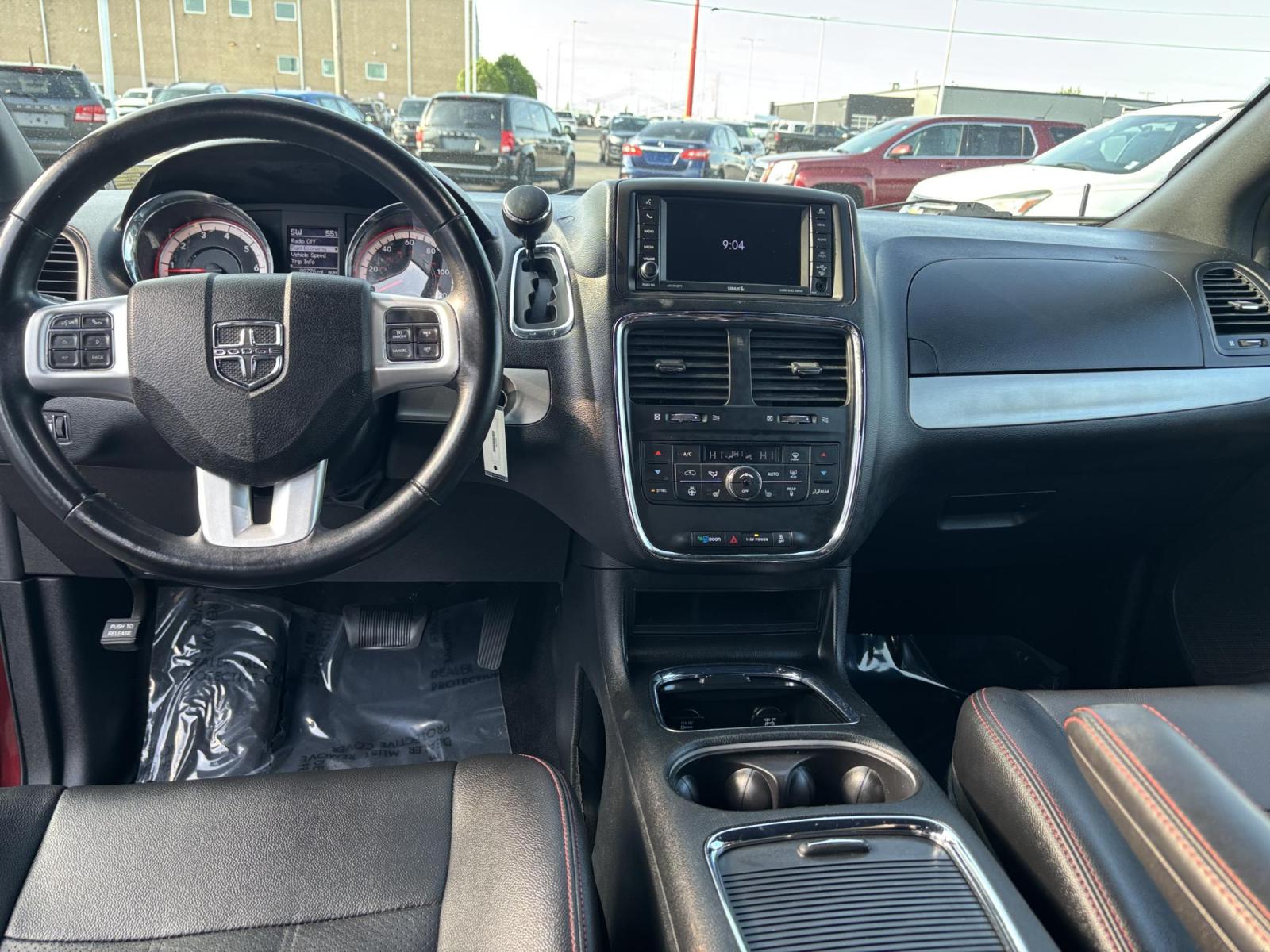 2019 RED /black Dodge Grand Caravan GT (2C4RDGEG1KR) with an 3.6L V6 DOHC 24V engine, 6A transmission, located at 100 West Coliseum Boulevard, Fort Wayne, IN, 46805, (260) 471-0567, 41.119961, -85.140312 - Photo#11