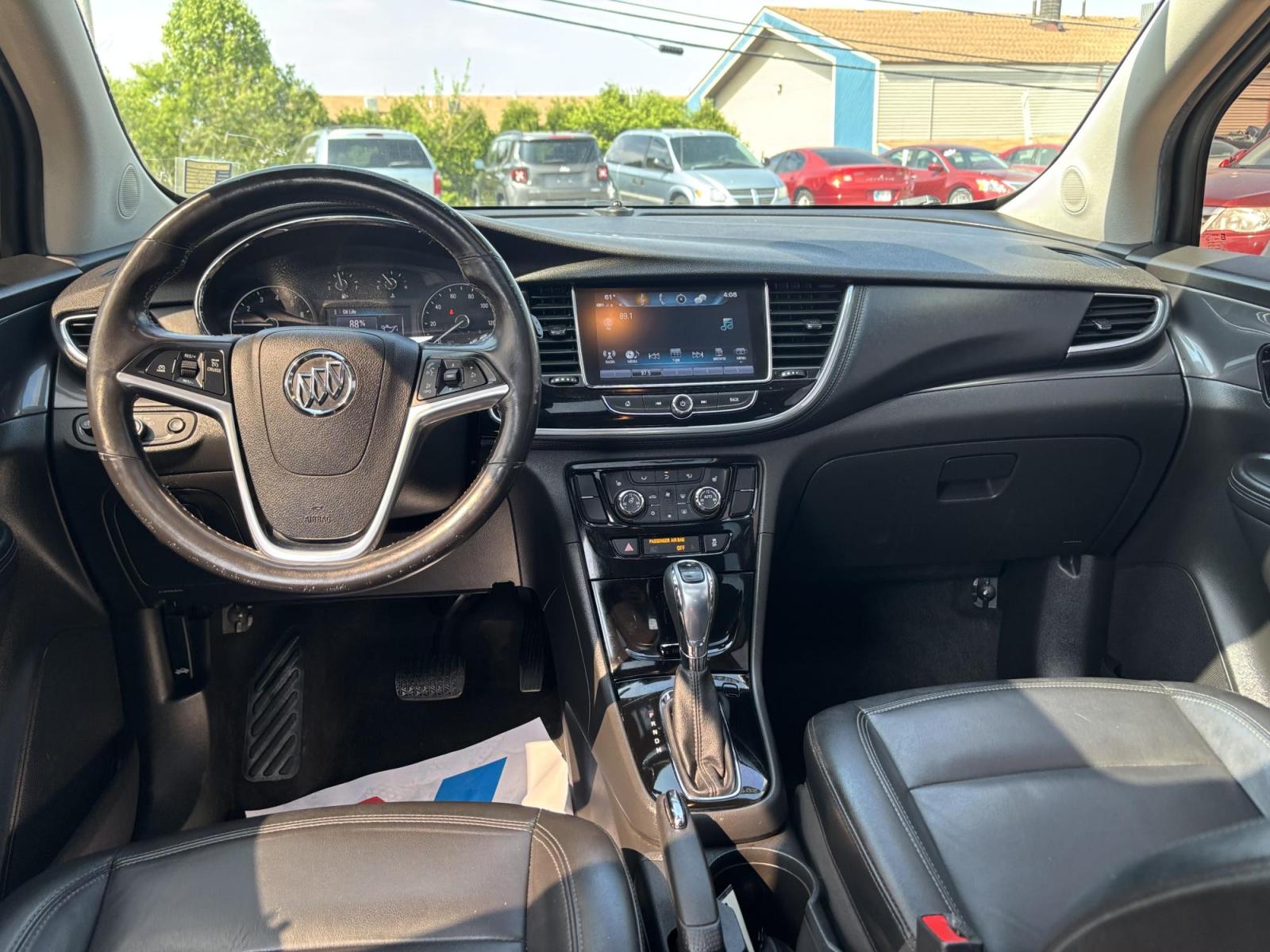 2019 WHITE /black Buick Encore Essence AWD (KL4CJGSMXKB) with an 1.4L L4 DOHC 16V TURBO engine, 6A transmission, located at 100 West Coliseum Boulevard, Fort Wayne, IN, 46805, (260) 471-0567, 41.119961, -85.140312 - Photo#11