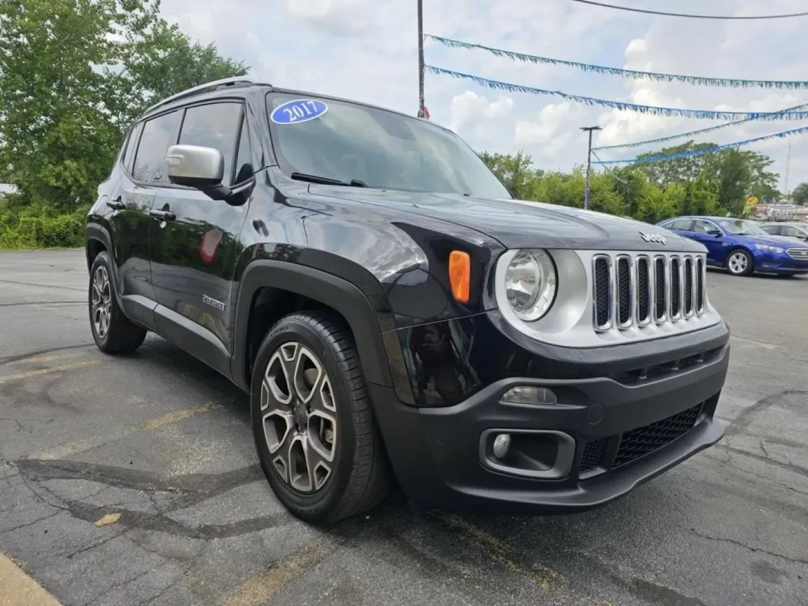 2017 BLACK Jeep Renegade (ZACCJADBXHP) with an Other engine, located at 502 South Main Street, Columbia City, IN, 46725, (260) 244-4645, 41.151382, -85.490578 - **Adventure Awaits with the 2017 Jeep Renegade Perfect for Columbia City Explorers!**<br /> <br /> Are you ready to tackle the open road or navigate Columbia City's charming streets with confidence? Look no further than this 2017 Jeep Renegade, a versatile crossover that's tailor-made for both week - Photo#1
