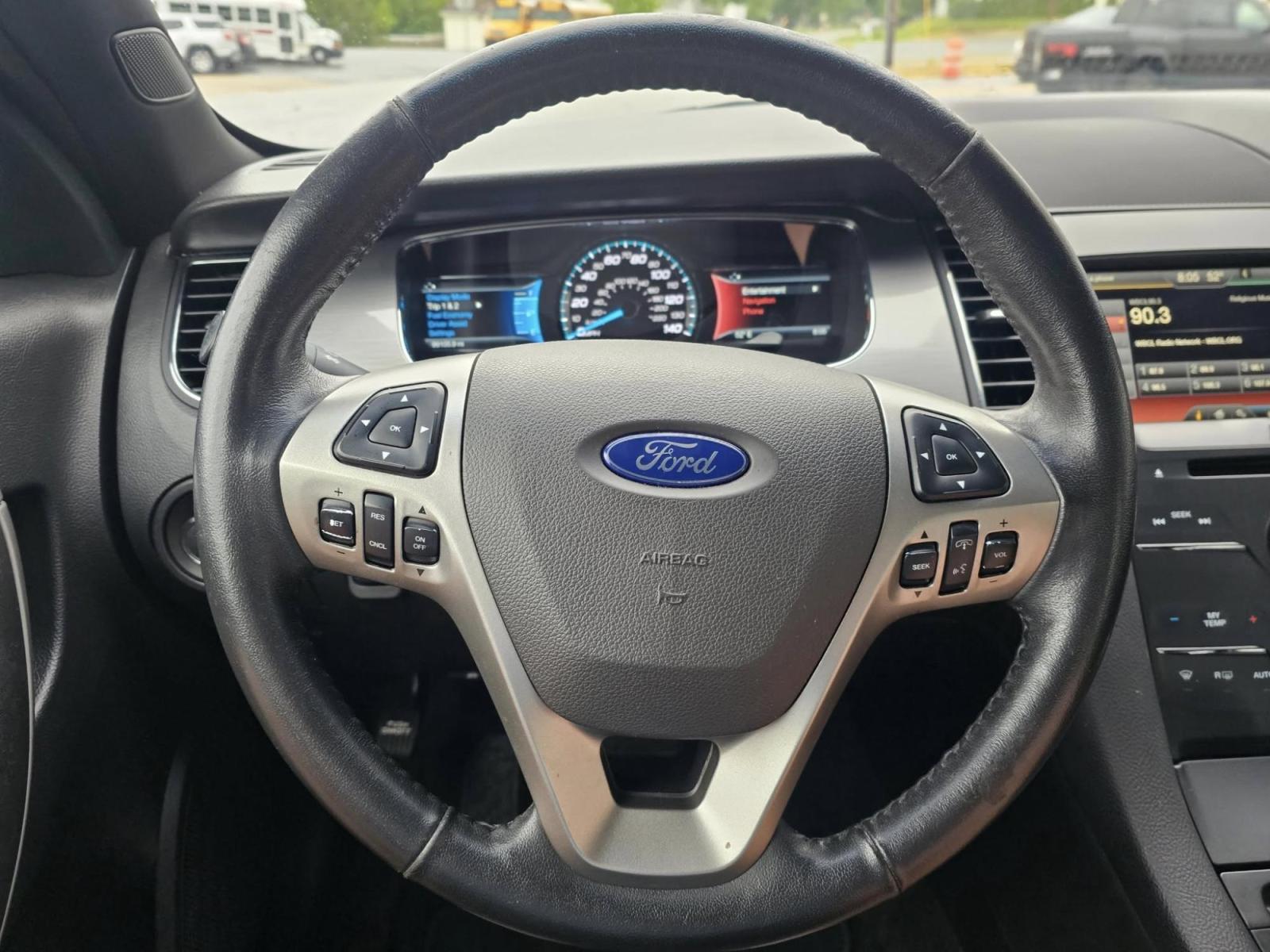 2015 BLUE /BLACK Ford Taurus SEL AWD (1FAHP2H86FG) with an 3.5L V6 DOHC 24V engine, 6-Speed Automatic transmission, located at 502 South Main Street, Columbia City, IN, 46725, (260) 244-4645, 41.151382, -85.490578 - Photo#6