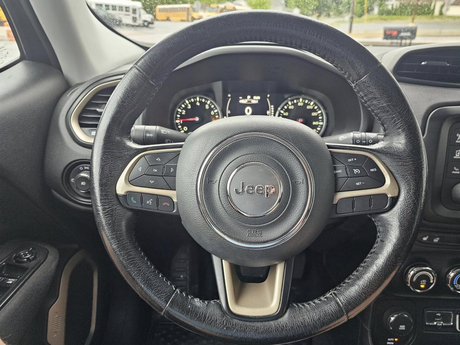 2016 BLACK /BLACK Jeep Renegade Latitude 4WD (ZACCJBBT4GP) with an 2.4L L4 DOHC 16V engine, 6M transmission, located at 502 South Main Street, Columbia City, IN, 46725, (260) 244-4645, 41.151382, -85.490578 - Photo#7