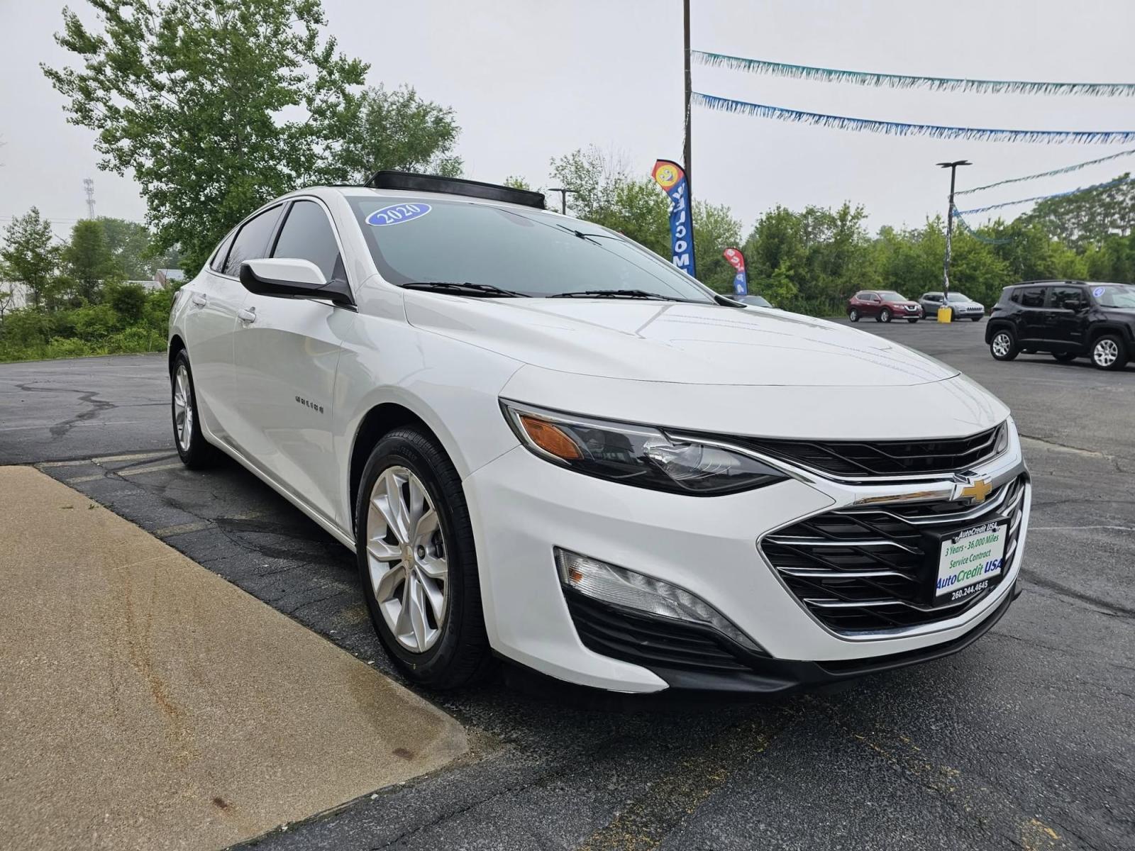 2020 WHITE Chevrolet MALIBU LT (1G1ZD5ST4LF) with an Other engine, located at 502 South Main Street, Columbia City, IN, 46725, (260) 244-4645, 41.151382, -85.490578 - 2020 Chevrolet MALIBU LT - Photo#1