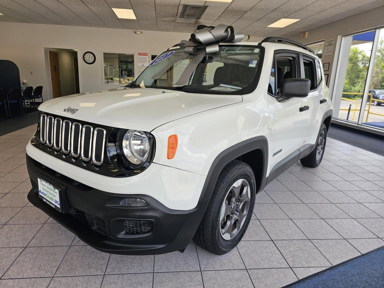 2017 WHITE Jeep Renegade (ZACCJAAB6HP) with an Other engine, located at 502 South Main Street, Columbia City, IN, 46725, (260) 244-4645, 41.151382, -85.490578 - Are you ready to elevate your adventures and redefine your daily commute? Imagine cruising confidently through Columbia City and beyond in a 2017 Jeep Renegade Sport, the perfect blend of rugged capability and urban style. This compact SUV is designed not just for the road, but for life. Whether you - Photo#0