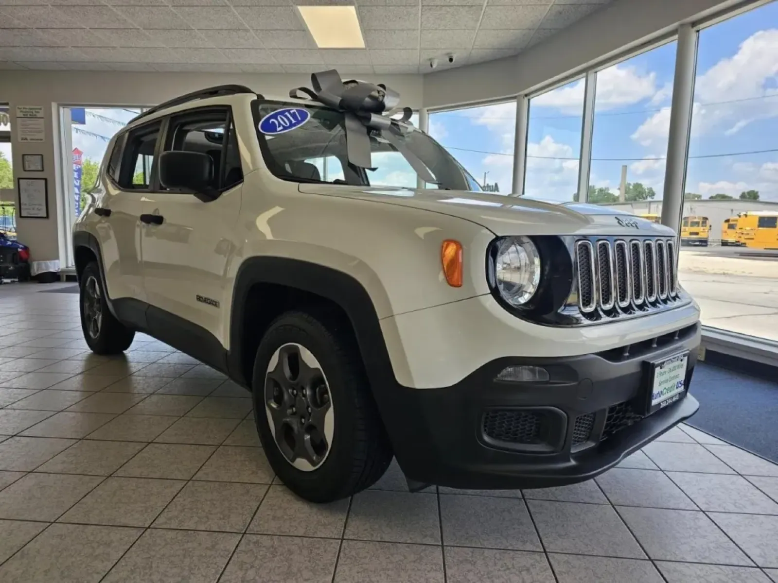 2017 WHITE Jeep Renegade (ZACCJAAB6HP) with an Other engine, located at 502 South Main Street, Columbia City, IN, 46725, (260) 244-4645, 41.151382, -85.490578 - Are you ready to elevate your adventures and redefine your daily commute? Imagine cruising confidently through Columbia City and beyond in a 2017 Jeep Renegade Sport, the perfect blend of rugged capability and urban style. This compact SUV is designed not just for the road, but for life. Whether you - Photo#1