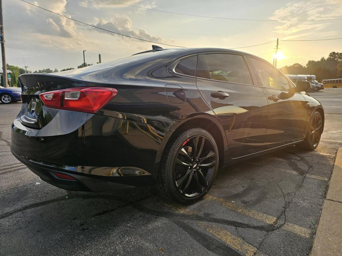 2018 BLACK Chevrolet MALIBU LT (2FL) (1G1ZD5ST8JF) with an Other engine, located at 502 South Main Street, Columbia City, IN, 46725, (260) 244-4645, 41.151382, -85.490578 - 2018 Chevrolet MALIBU LT (2FL) - Photo#2
