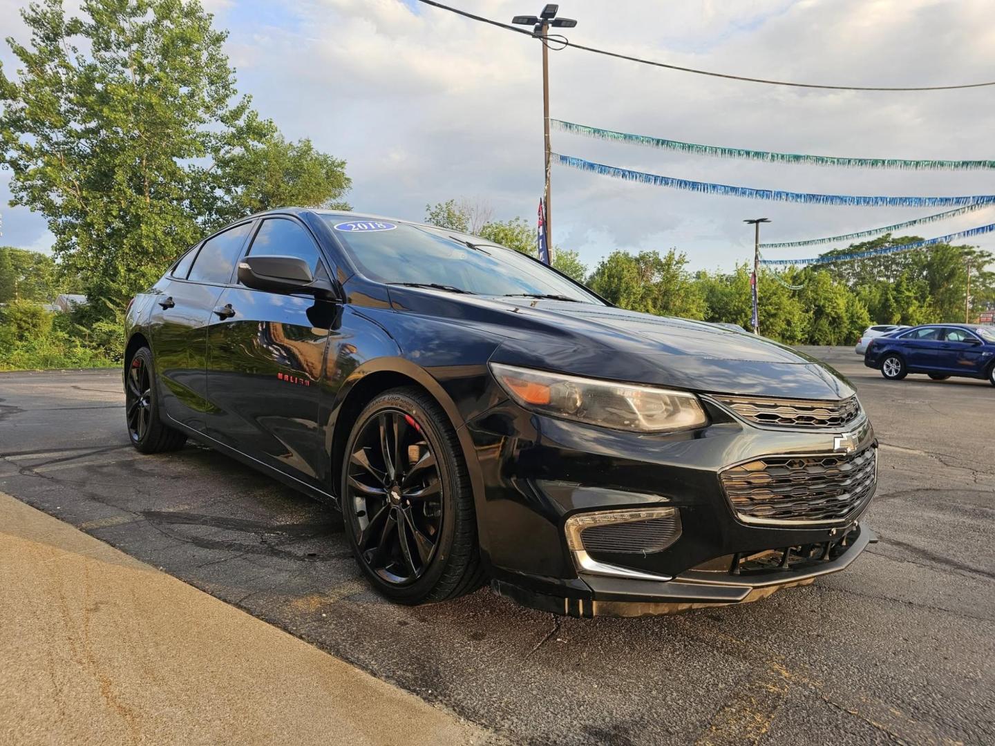 2018 BLACK Chevrolet MALIBU LT (2FL) (1G1ZD5ST8JF) with an Other engine, located at 502 South Main Street, Columbia City, IN, 46725, (260) 244-4645, 41.151382, -85.490578 - 2018 Chevrolet MALIBU LT (2FL) - Photo#1