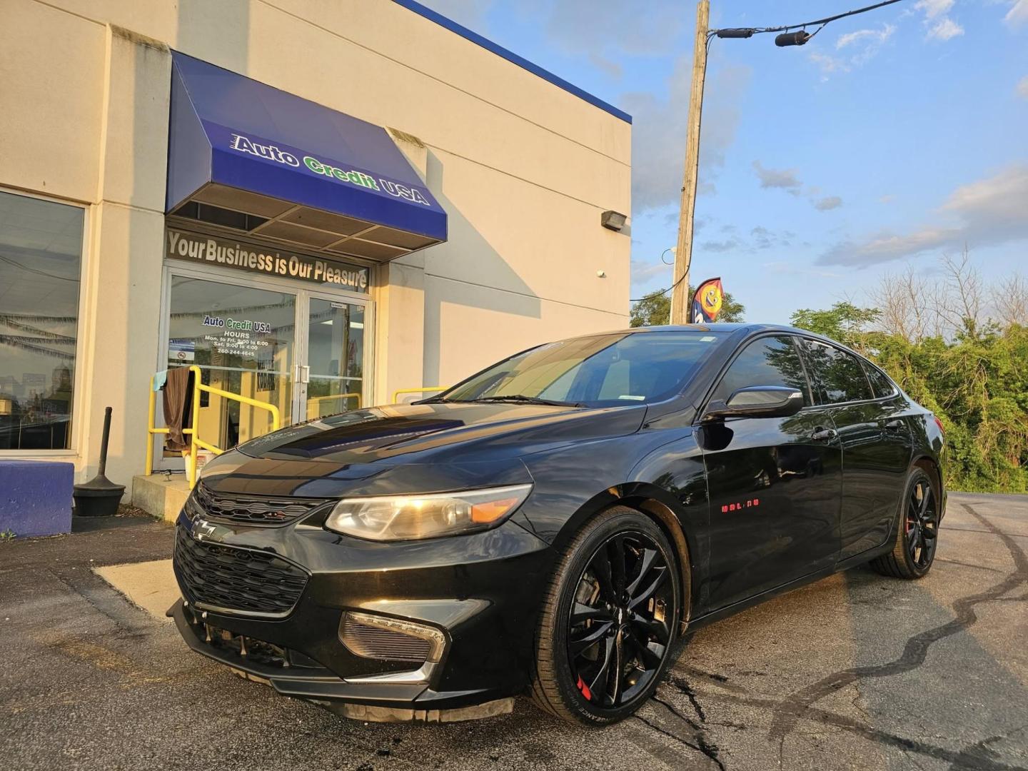 2018 BLACK Chevrolet MALIBU LT (2FL) (1G1ZD5ST8JF) with an Other engine, located at 502 South Main Street, Columbia City, IN, 46725, (260) 244-4645, 41.151382, -85.490578 - 2018 Chevrolet MALIBU LT (2FL) - Photo#0