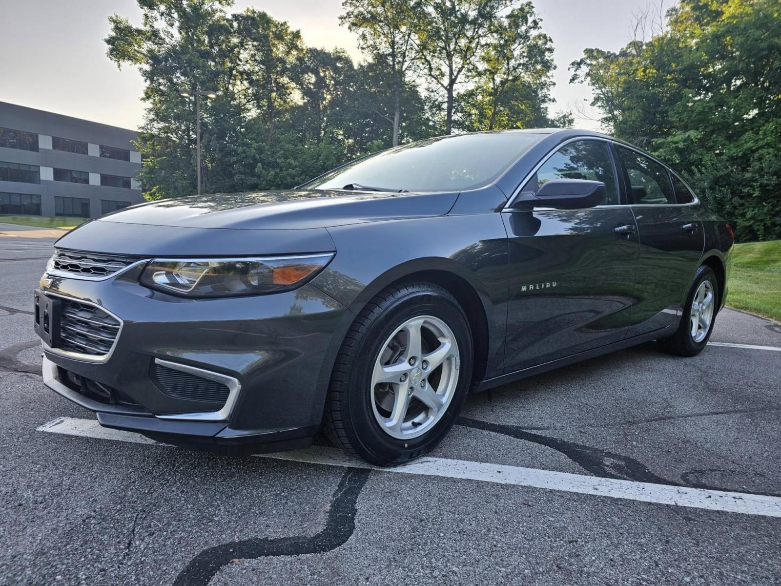 2017 GREEN /BLACK Chevrolet Malibu 1FL (1G1ZC5ST1HF) with an 1.5L L4 DOHC 16V engine, 6A transmission, located at 502 South Main Street, Columbia City, IN, 46725, (260) 244-4645, 41.151382, -85.490578 - Photo#1