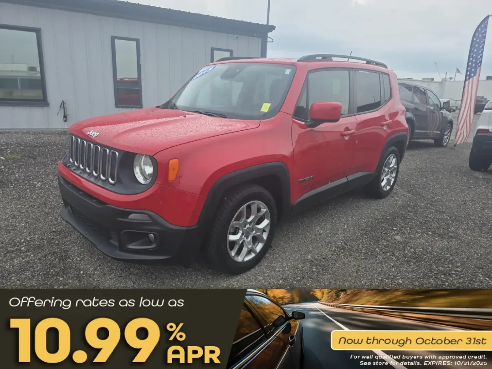2015 Jeep Renegade (ZACCJABT0FP) with an Other engine, located at 15 Petro Dr, Warsaw, IN, 46582, (574) 306-0055, 41.273563, -85.857544 - **Adventure Awaits: Your 2015 Jeep Renegade Is Ready for Exploration!**<br /> <br /> Are you ready to embrace a lifestyle filled with adventure and convenience? The 2015 Jeep Renegade is the perfect companion for those who crave weekend getaways, spontaneous road trips, or daily commutes through the - Photo#0