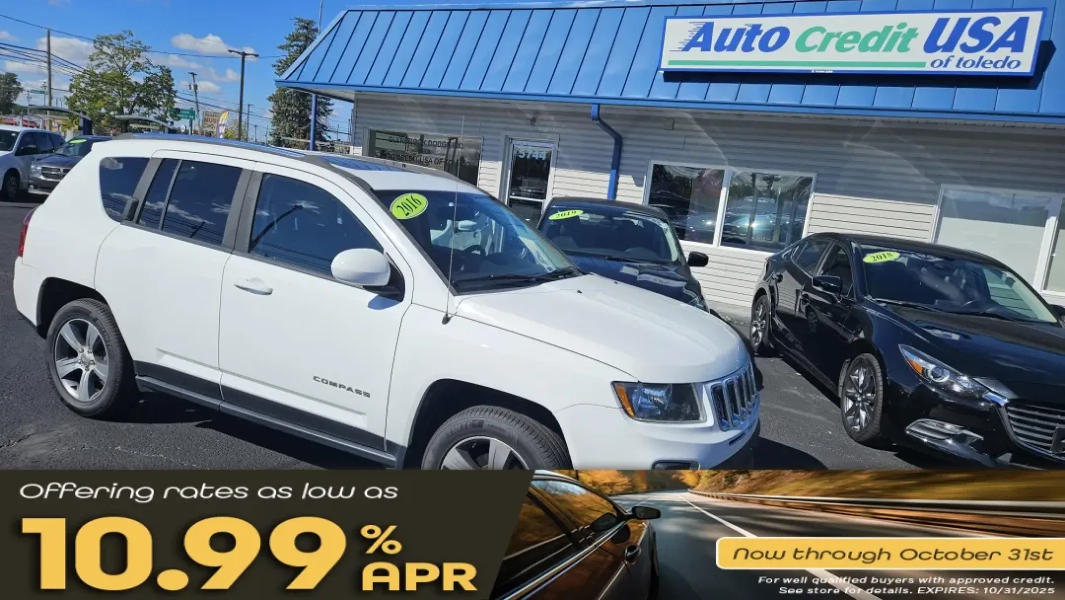 2016 Jeep Compass (1C4NJCEA7GD) with an Other engine, located at 5744 Central Avenue, Toledo, OH, 43615, (419) 724-0130, 41.676781, -83.682137 - Are you ready to embark on new adventures with a vehicle that combines style, utility, and reliability? Meet the 2016 Jeep Compass, a versatile SUV that's perfect for both city drives and weekend excursions. Whether you're navigating Toledo's busy downtown streets or heading out with family for a sc - Photo#0