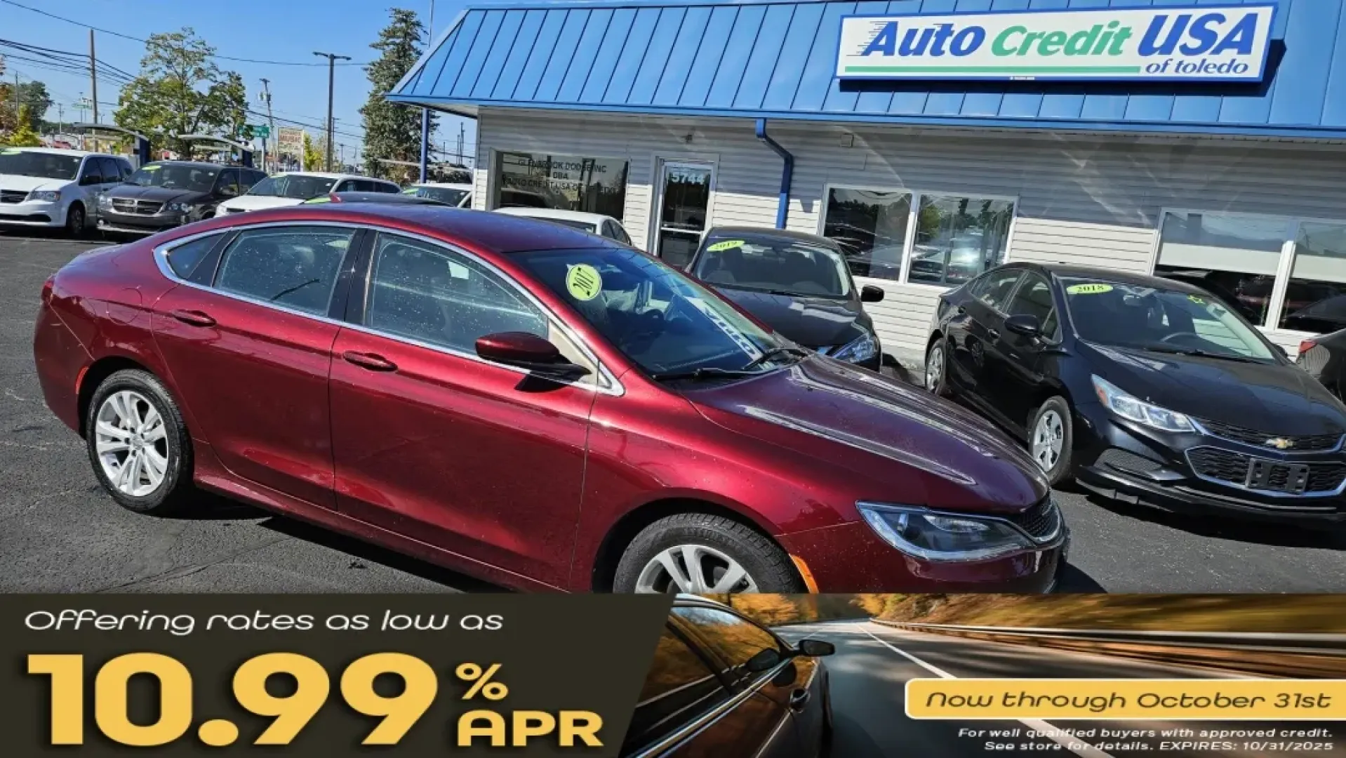 2017 Chrysler 200 LIMITED (1C3CCCAB0HN) with an Other engine, located at 5744 Central Avenue, Toledo, OH, 43615, (419) 724-0130, 41.676781, -83.682137 - **Drive Your Future with Confidence in a 2017 Chrysler 200 LIMITED at Auto Credit in Toledo, OH!**<br /> <br /> Are you ready to elevate your daily commute with a vehicle that combines style, reliability, and affordability? Look no further than this stunning 2017 Chrysler 200 LIMITED, available now - Photo#0