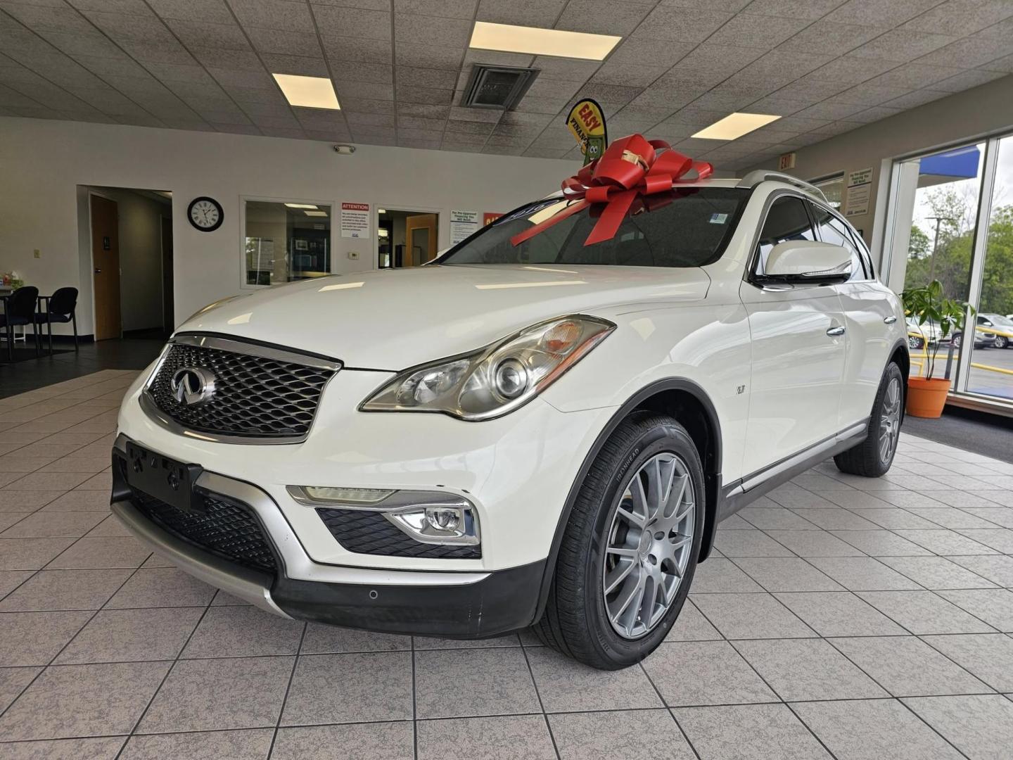 2016 WHITE Infiniti QX50 (JN1BJ0RP1GM) with an Other engine, located at 502 South Main Street, Columbia City, IN, 46725, (260) 244-4645, 41.151382, -85.490578 - Are you ready to elevate your driving experience? The 2016 Infiniti QX50 is more than just a vehicle; it's a lifestyle upgrade designed for those who crave both luxury and practicality. Perfect for growing families or anyone who enjoys weekend adventures, this stylish SUV is ready to take you wherev - Photo#0