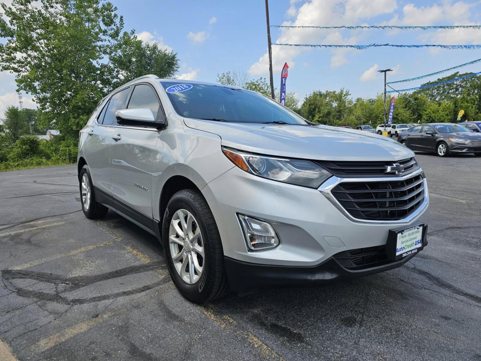 2018 SILVER Chevrolet EQUINOX (2GNAXSEV5J6) with an Other engine, located at 502 South Main Street, Columbia City, IN, 46725, (260) 244-4645, 41.151382, -85.490578 - **Drive Your Adventures with Confidence in this 2018 Chevrolet Equinox!**<br /> <br /> Are you ready to embrace the freedom of the open road? Whether it's a weekend getaway with friends, a daily commute to work, or simply running errands around Columbia City, IN, the 2018 Chevrolet Equinox is your u - Photo#1