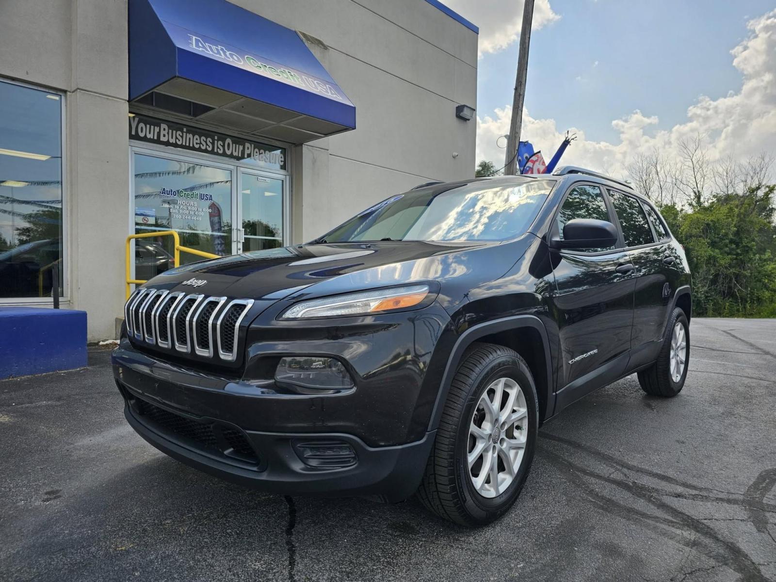 2016 BLACK Jeep Cherokee (1C4PJMAB1GW) with an Other engine, located at 502 South Main Street, Columbia City, IN, 46725, (260) 244-4645, 41.151382, -85.490578 - **Unleash Your Adventurous Spirit with the 2016 Jeep Cherokee Perfect for Every Journey!**<br /> <br /> Are you ready to elevate your lifestyle with a vehicle that embraces both adventure and daily practicality? Look no further than this stunning 2016 Jeep Cherokee, available now at Auto Credit in - Photo#0