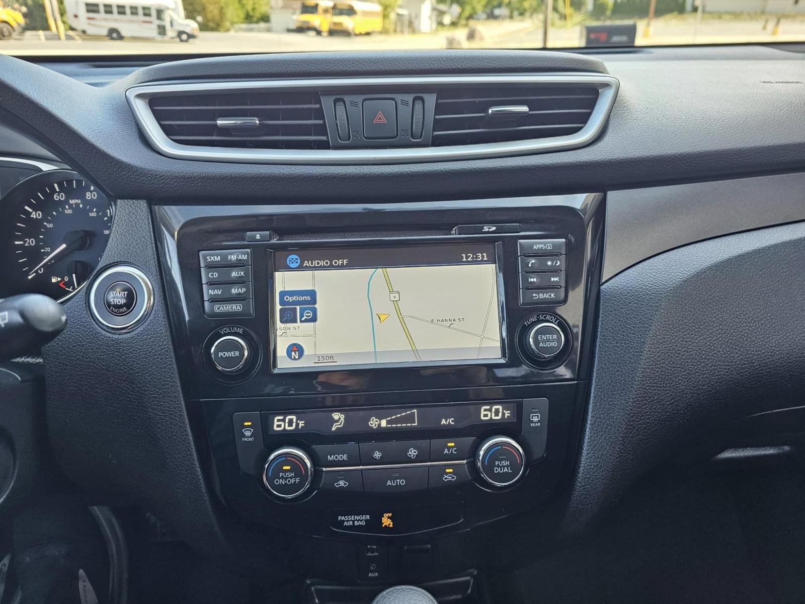 2016 SILVER /BLACK Nissan Rogue S 2WD (JN8AT2MT7GW) with an 2.5L L4 DOHC 16V engine, CVT transmission, located at 502 South Main Street, Columbia City, IN, 46725, (260) 244-4645, 41.151382, -85.490578 - Photo#6