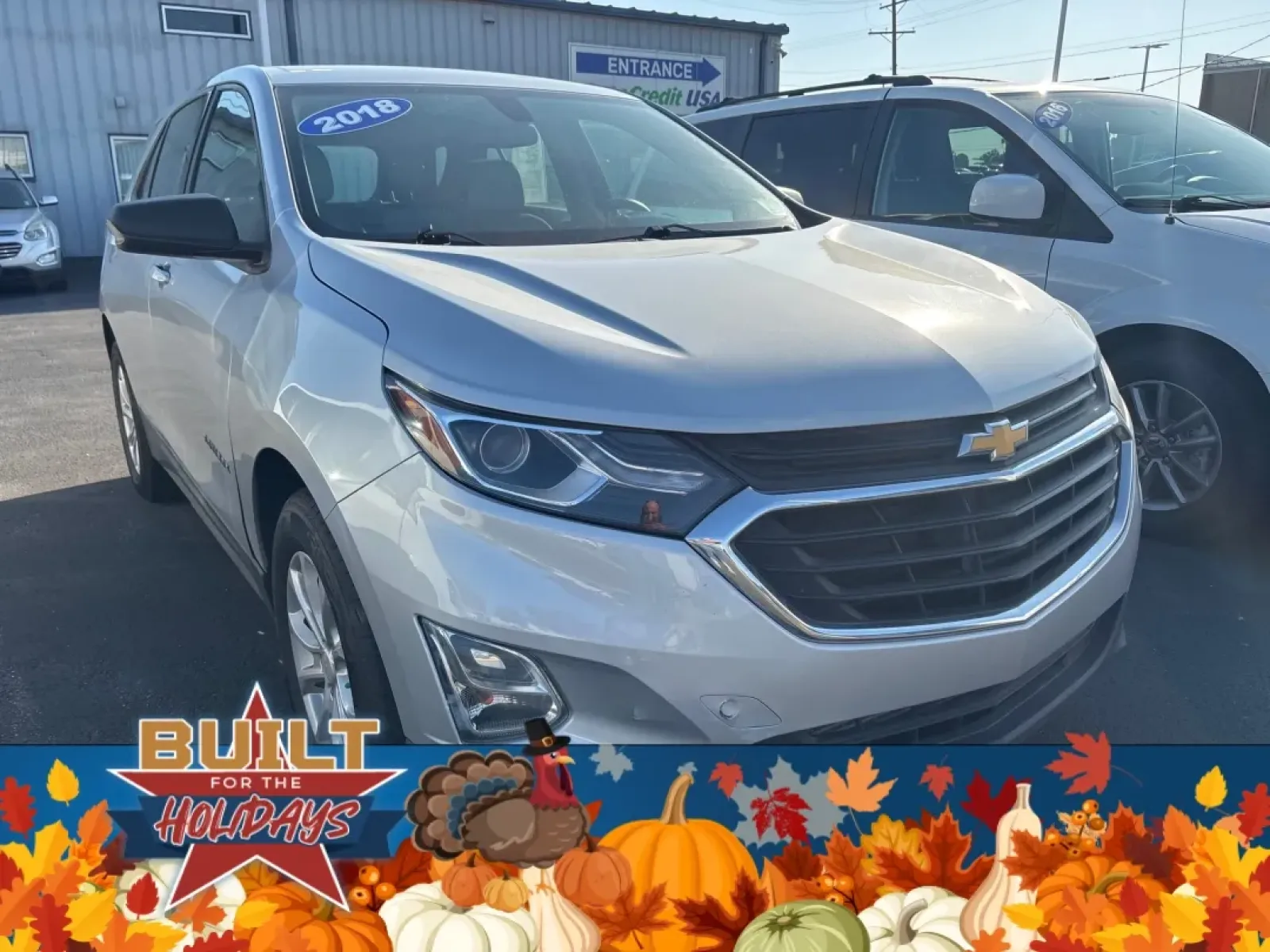 2018 SILVER Chevrolet EQUINOX LS (2GNAXHEV7J6) with an Other engine, located at 100 West Coliseum Boulevard, Fort Wayne, IN, 46805, (260) 471-0567, 41.119961, -85.140312 - Are you ready to elevate your daily commute or embark on your next family adventure? Discover the perfect blend of style, comfort, and reliability with this stunning 2018 Chevrolet Equinox LS. Whether you're shuttling kids around town, heading to work, or planning that weekend getaway, this versatil - Photo#0