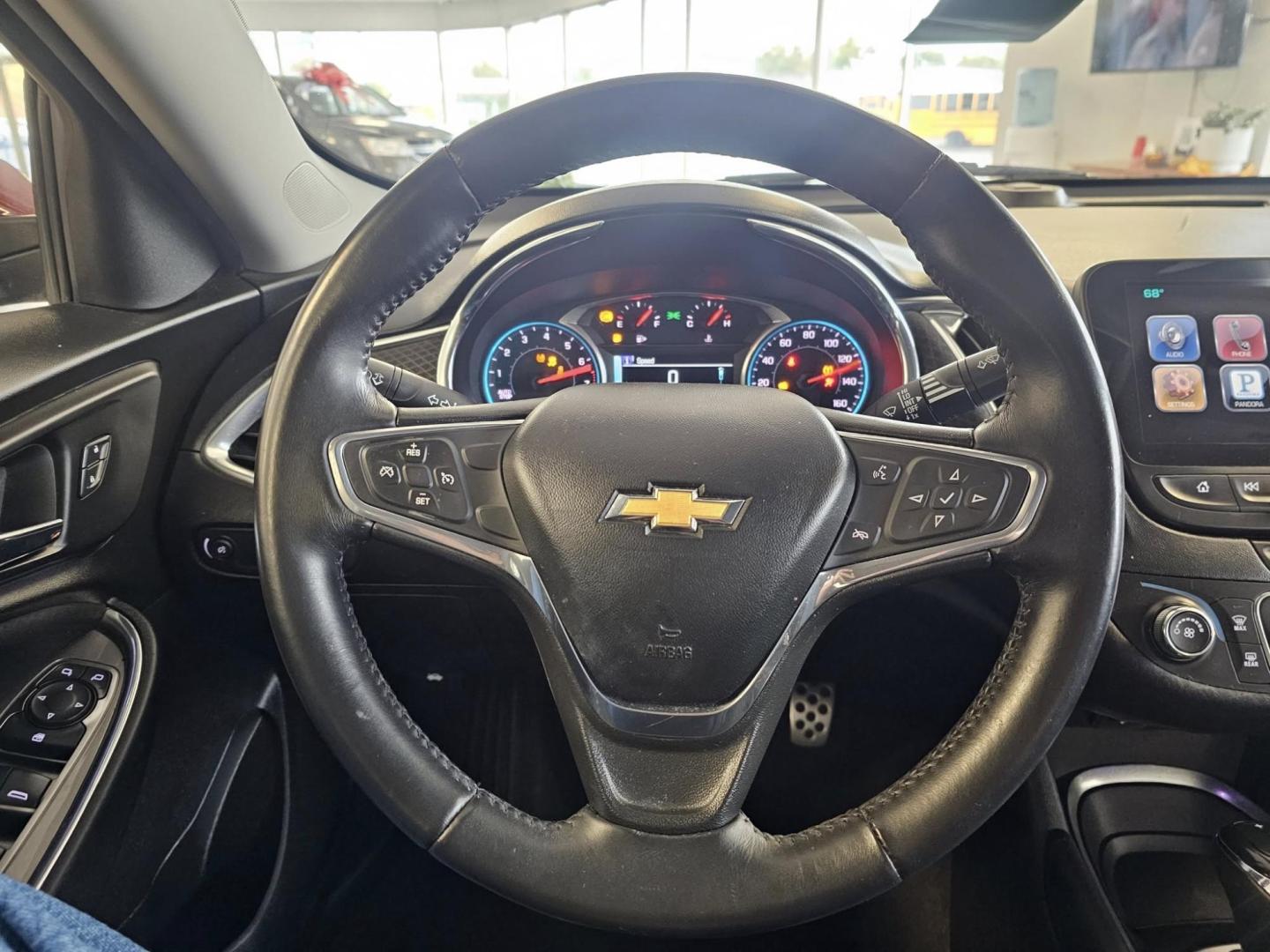 2016 RED /BLACK Chevrolet Malibu 1LT (1G1ZE5ST5GF) with an 1.5L L4 DOHC 16V engine, 6A transmission, located at 502 South Main Street, Columbia City, IN, 46725, (260) 244-4645, 41.151382, -85.490578 - Photo#7