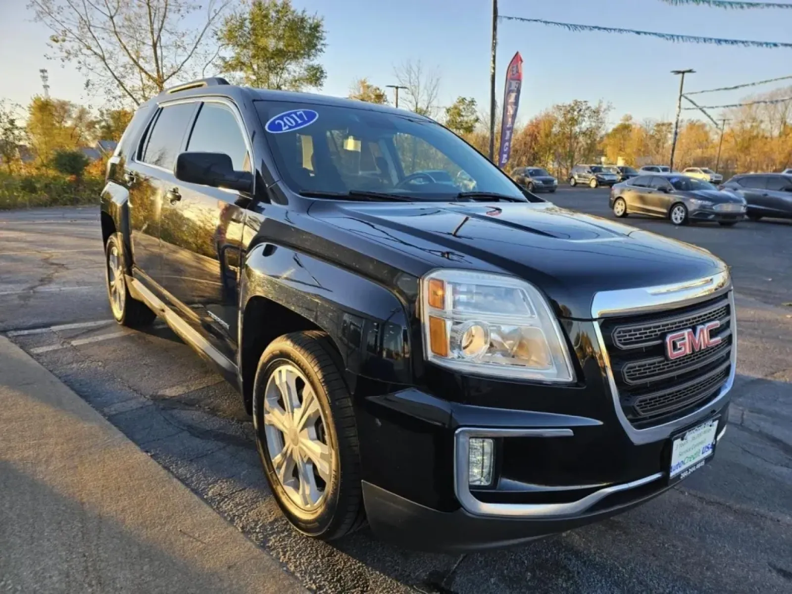 2017 BLACK GMC TERRAIN (2GKALNEKXH6) with an Other engine, located at 502 South Main Street, Columbia City, IN, 46725, (260) 244-4645, 41.151382, -85.490578 - Are you ready to elevate your driving experience? The perfect blend of style, comfort, and functionality awaits you with this 2017 GMC Terrain SLE2. Whether you're a growing family, a daily commuter, or someone who enjoys weekend adventures, this SUV is designed to meet your lifestyle needs. With it - Photo#1