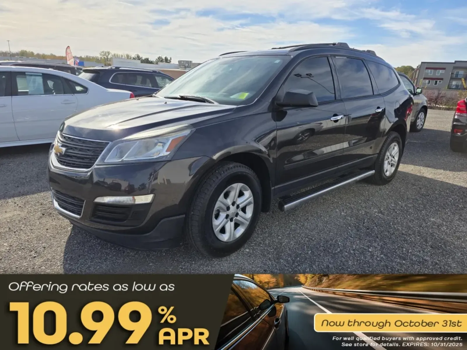 2017 Chevrolet TRAVERSE LS (1GNKRFED4HJ) with an Other engine, located at 15 Petro Dr, Warsaw, IN, 46582, (574) 306-0055, 41.273563, -85.857544 - **Explore New Adventures with the 2017 Chevrolet Traverse LS Your Perfect Family Companion!**<br /> <br /> If you're searching for a versatile vehicle that can seamlessly adapt to your family's lifestyle, look no further than the 2017 Chevrolet Traverse LS. At Auto Credit in Warsaw, Indiana, we und - Photo#0